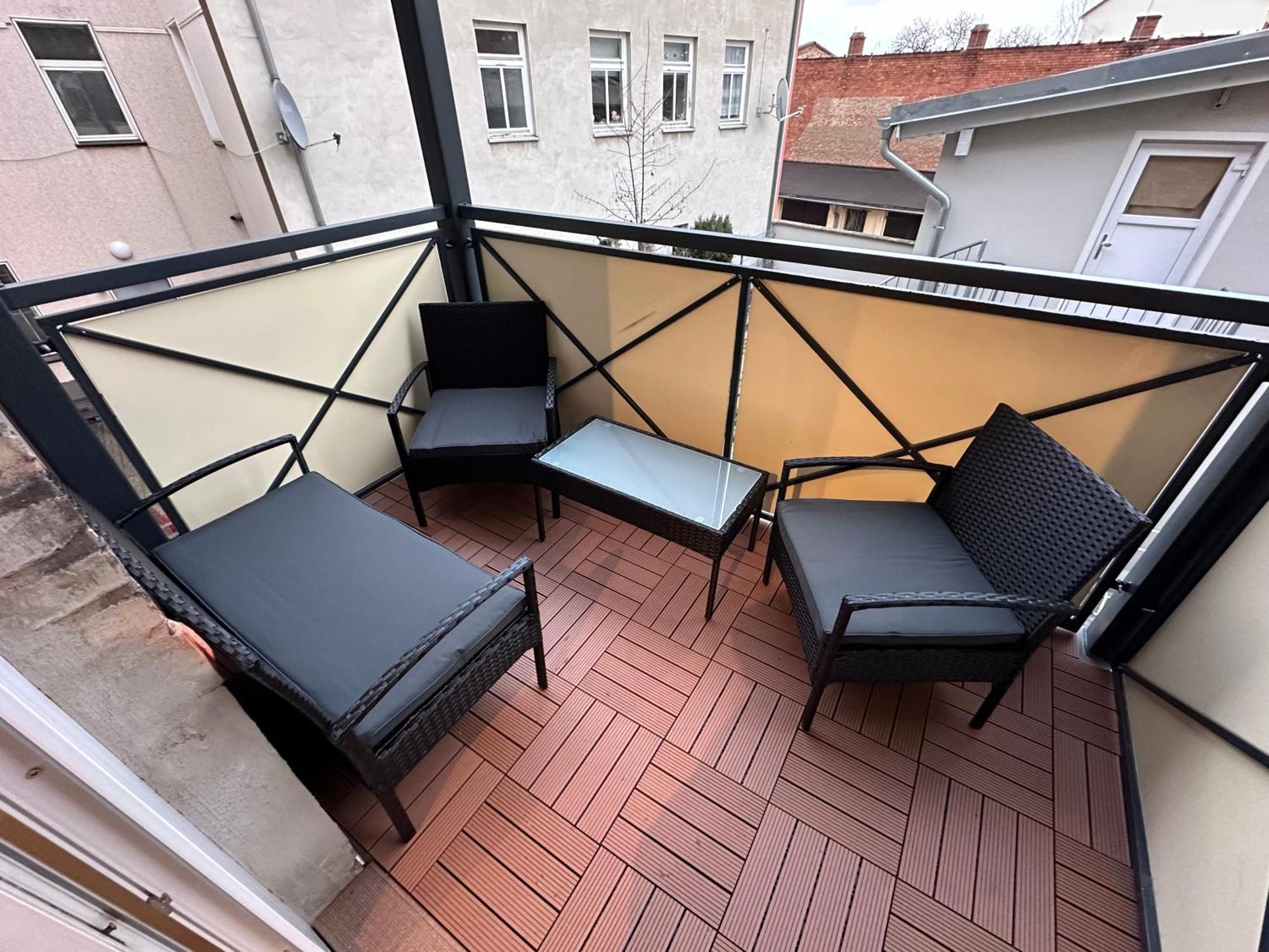 Ferienwohnung Fuer 8 Mit Balkon 埃尔福特 外观 照片